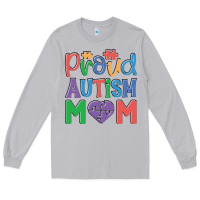 Moon Dust Proud Autism Mom Long Sleeve Tee - CowhideDigitalArt