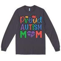 Smoke Proud Autism Mom Long Sleeve Tee - CowhideDigitalArt