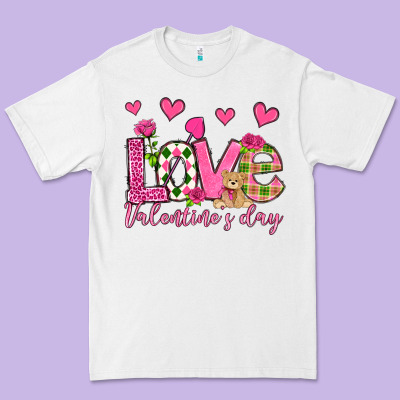 Love Valentine's Day Olivia Premium Tee Designed By Oliviacreatesart