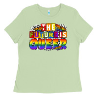 Matcha the future is queer Ladies Tee - FaDigitalArtStudio