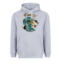 Heather Grey howdy Heavyweight Hoodie - JahusDesignShop