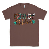Chestnut Howdy bitches mother's day Classic Tee - HowdyJamesFarm