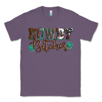 Lavender Howdy bitches mother's day Classic Tee - HowdyJamesFarm