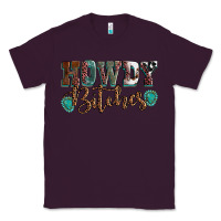 Plum Howdy bitches mother's day Classic Tee - HowdyJamesFarm