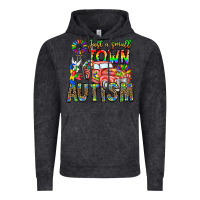 Vintage Black Just a Girl Small Town Autism Vintage Hoodie - CowhideDigitalArt