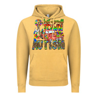 Vintage Mustard Just a Girl Small Town Autism Vintage Hoodie - CowhideDigitalArt