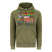 Vintage Olive Just a Girl Small Town Autism Vintage Hoodie - CowhideDigitalArt