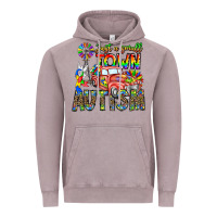 Vintage Zinc Just a Girl Small Town Autism Vintage Hoodie - CowhideDigitalArt