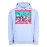 Pigment Grape Ice pink christmas coffee Urban Hoodie - Jasminsmagicworld
