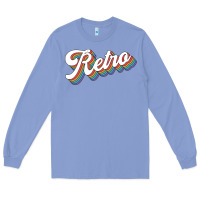 Colony Blue retro colorful Long Sleeve Tee - chombo