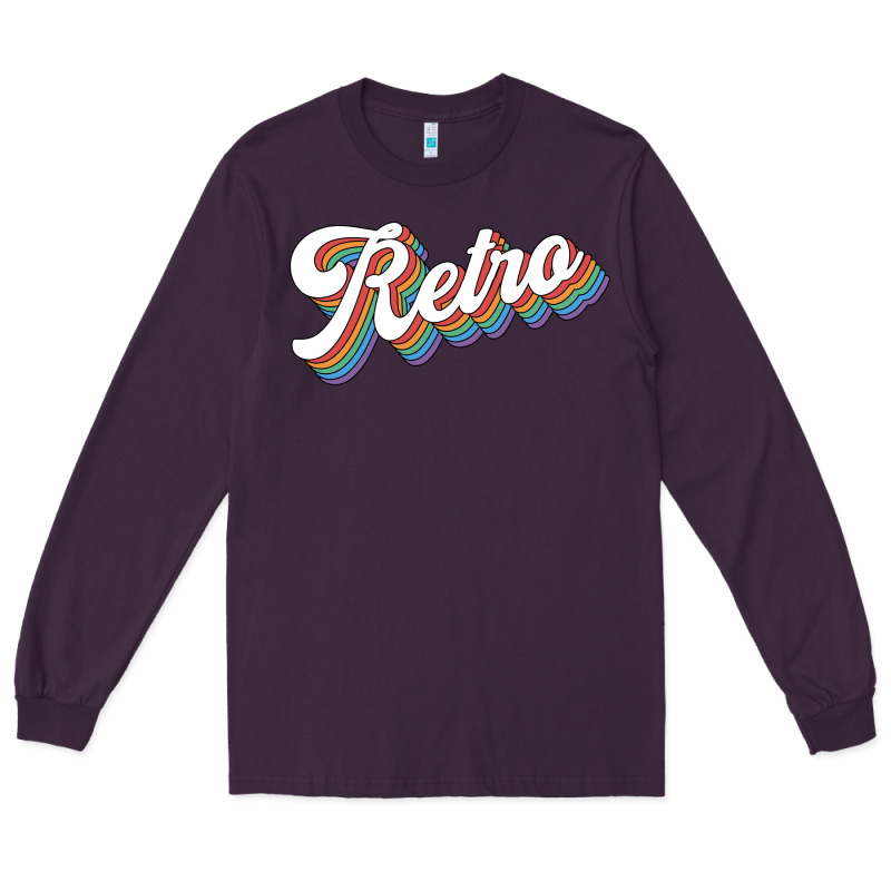 Retro Colorful Long Sleeve Tee by chombo | Teevron