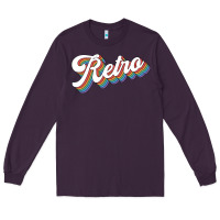 Plum retro colorful Long Sleeve Tee - chombo