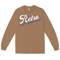 Toasted Coconut retro colorful Long Sleeve Tee - chombo