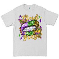 Dove Grey mardi gras with  lip olivia Premium Tee - OliviaCreatesArt