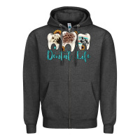Charcoal Heather dental life Zipper Hoodie - JahusDesignShop