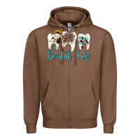 Chestnut dental life Zipper Hoodie - JahusDesignShop