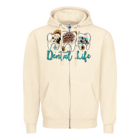 Sandshell dental life Zipper Hoodie - JahusDesignShop