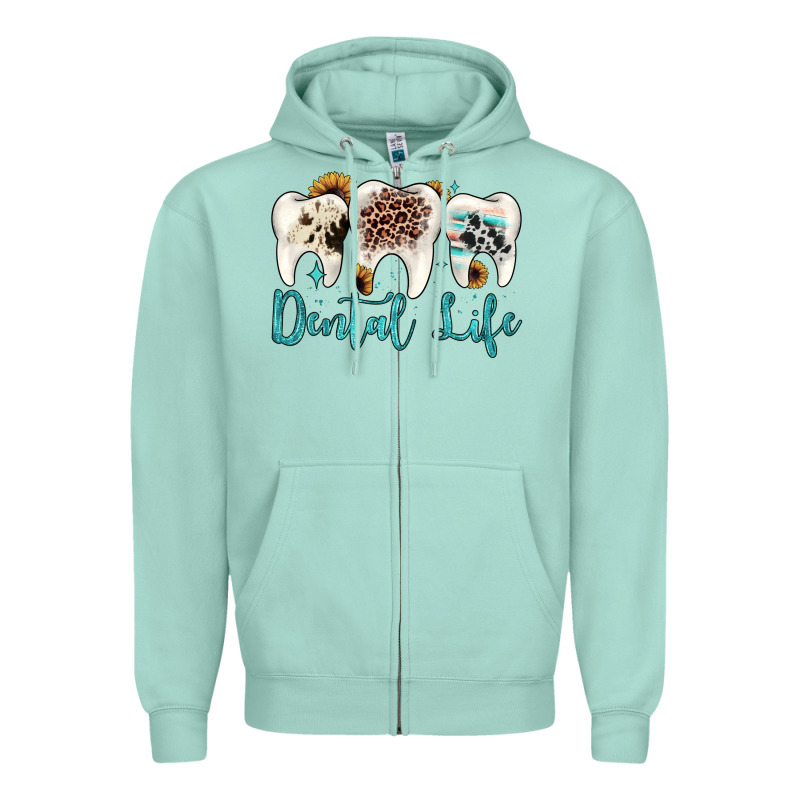 Dental Life Zipper Hoodie by JahusDesignShop | Teevron