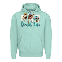 Seafoam dental life Zipper Hoodie - JahusDesignShop