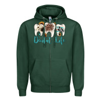 Sports Green dental life Zipper Hoodie - JahusDesignShop