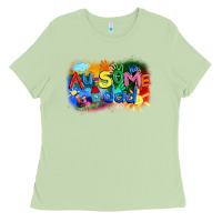 Matcha Au-some dad Autism Ladies Tee - FaDigitalArtStudio