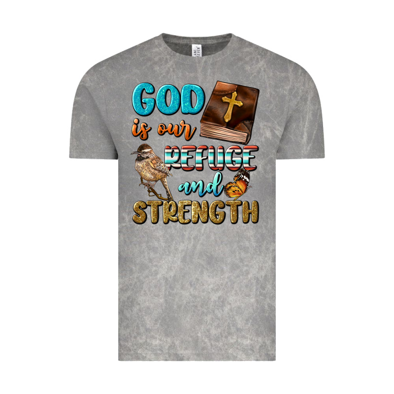 God Is Our Refuge And Strength Vintage Tee by BundleAndBundleShop | Teevron