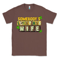Chestnut St. Patrick's Somebody's lucky ass wife Classic Tee - CowGirlArtShop