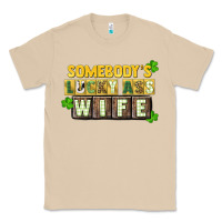 Mushroom St. Patrick's Somebody's lucky ass wife Classic Tee - CowGirlArtShop