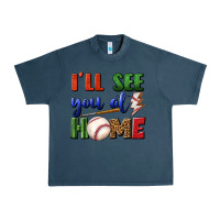 Midnight Navy i'll see you at home Urban Heavy Tee - BundleAndBundleShop