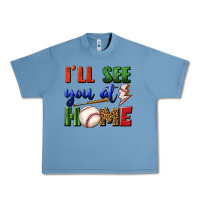 Pebble Blue i'll see you at home Urban Heavy Tee - BundleAndBundleShop