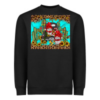 Black truck gnome cactus Heavyweight Sweatshirt - JahusDesignShop