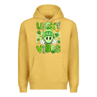 Antique Gold lucky vibes Premium Hoodie - Artiststas