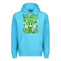 Ocean Blue lucky vibes Premium Hoodie - Artiststas
