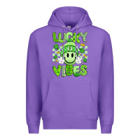 Purple lucky vibes Premium Hoodie - Artiststas