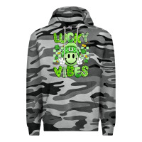 Slate Camo lucky vibes Premium Hoodie - Artiststas