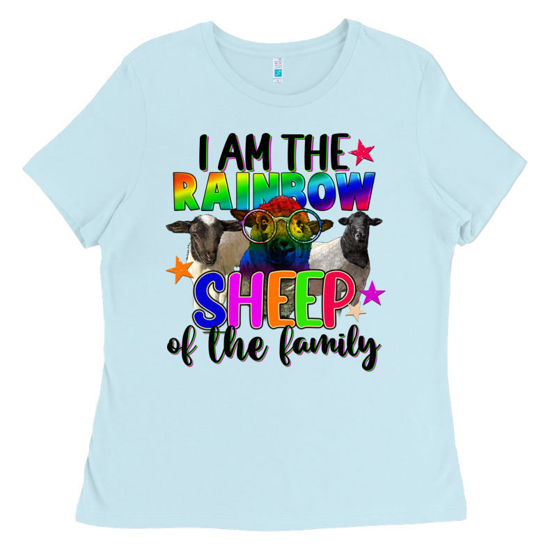 I Am The Rainbow Sheep Of The Family Ladies Tee by FaDigitalArtStudio | Teevron