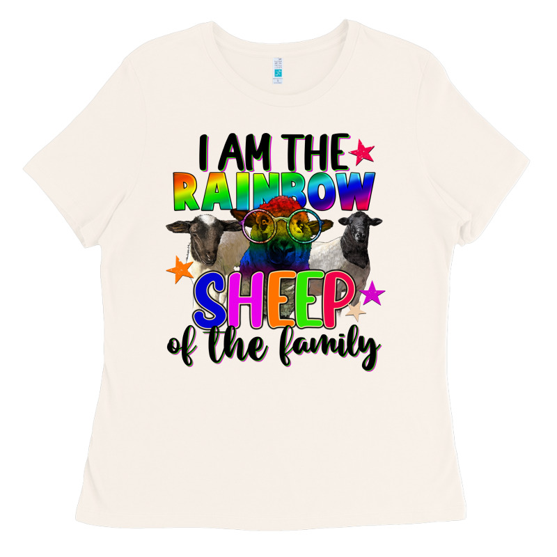 I Am The Rainbow Sheep Of The Family Ladies Tee by FaDigitalArtStudio | Teevron