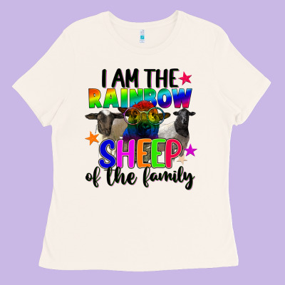 I Am The Rainbow Sheep Of The Family Ladies Tee Designed By Fadigitalartstudio