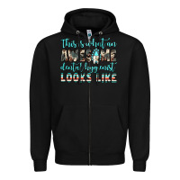 Black this is what an awesome dental hygienist looks like Zipper Hoodie - JahusDesignShop
