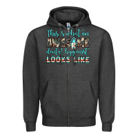 Charcoal Heather this is what an awesome dental hygienist looks like Zipper Hoodie - JahusDesignShop