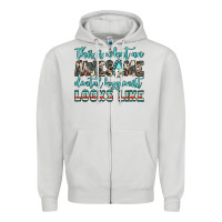 Dove Grey this is what an awesome dental hygienist looks like Zipper Hoodie - JahusDesignShop