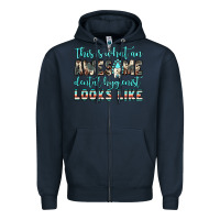 Navy this is what an awesome dental hygienist looks like Zipper Hoodie - JahusDesignShop