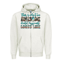 Oatmeal Heather this is what an awesome dental hygienist looks like Zipper Hoodie - JahusDesignShop