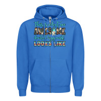 True Royal this is what an awesome dental hygienist looks like Zipper Hoodie - JahusDesignShop