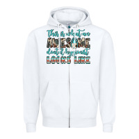 White this is what an awesome dental hygienist looks like Zipper Hoodie - JahusDesignShop
