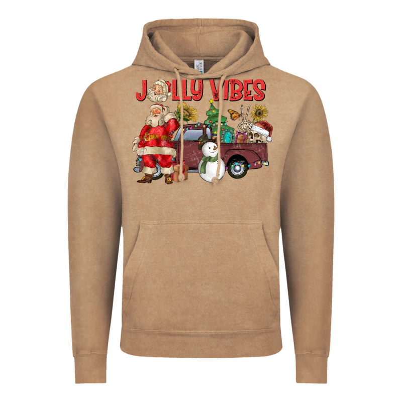 Jolly Vibes Vintage Hoodie by CowhideDigitalArt | Teevron