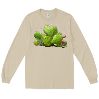 Mushroom Desert Prickly Pear Cactus Long Sleeve Tee - LillyAllenDesigns