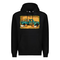Black pumpkin farm truck Premium Hoodie - Jasminsmagicworld