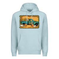 Blue Mist pumpkin farm truck Premium Hoodie - Jasminsmagicworld