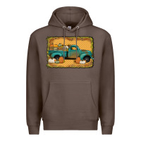 Coffee pumpkin farm truck Premium Hoodie - Jasminsmagicworld